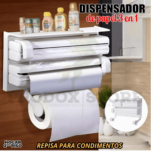 DISPENSAMAX™ Dispensador de Papel 3 en 1